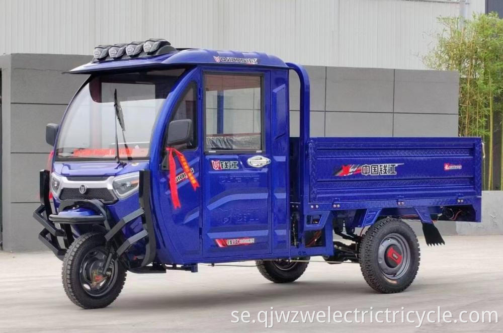 Multiple Colors Semi-enclosed Electric Tricycle